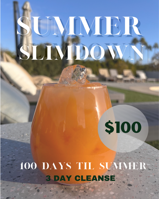 SUMMER SLIMDOWN 3 DAY CLEANSE